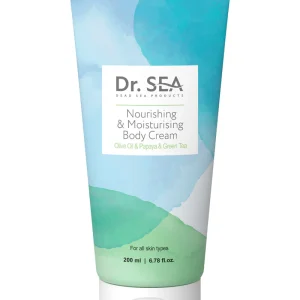 Nourishing & Moisturising Body Cream – Olive Oil & Papaya & Green Tea - 200 ml