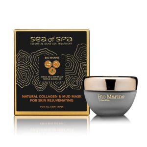 Bio Marine- Natural Collagen & Mud Mask for skin rejuvenating-for all skin types- 50ml