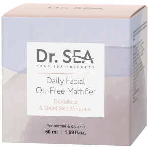 Daily Facial Oil-Free Mattifier - Dunaliella & Dead Sea Minerals - 50ml