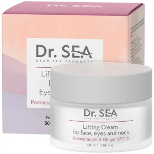Lifting Cream For Face, Eyes And Neck - Pomegranate & Ginger SPF15 - 50 ml