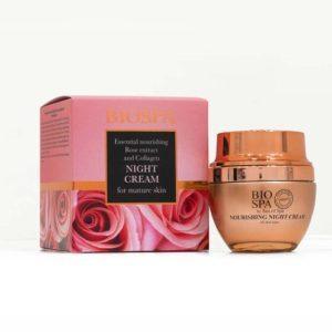Bio spa-night cream collagen and rose